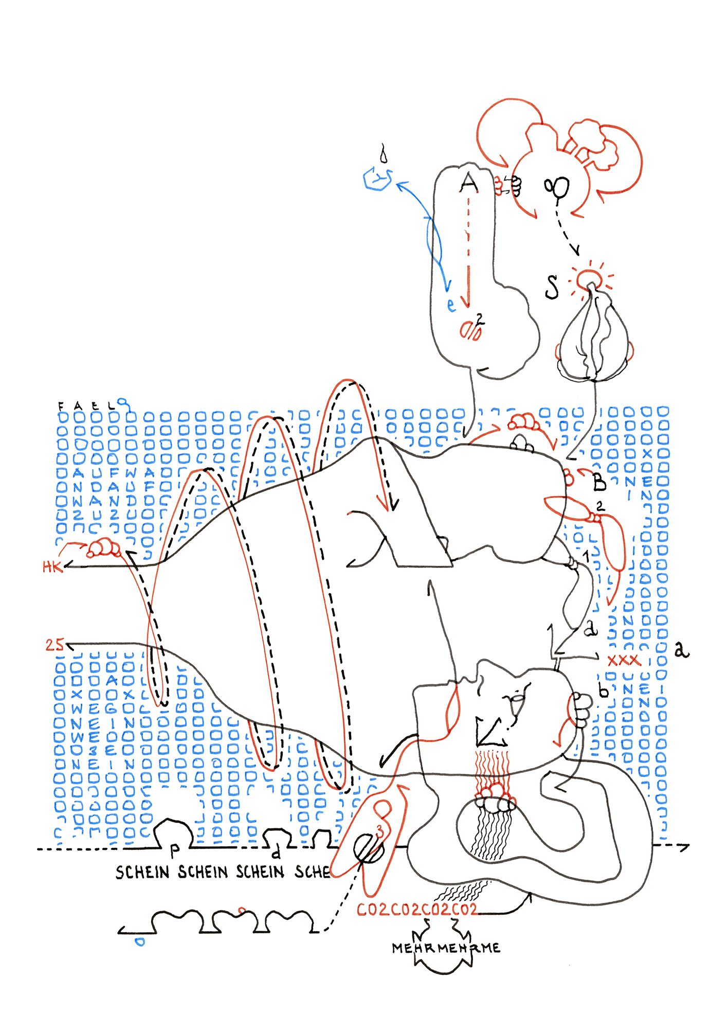 Hannes Kater –Tageszeichnung (Zeichnung/drawing) vom 12.05.2025 (1414 x 2000 Pixel)