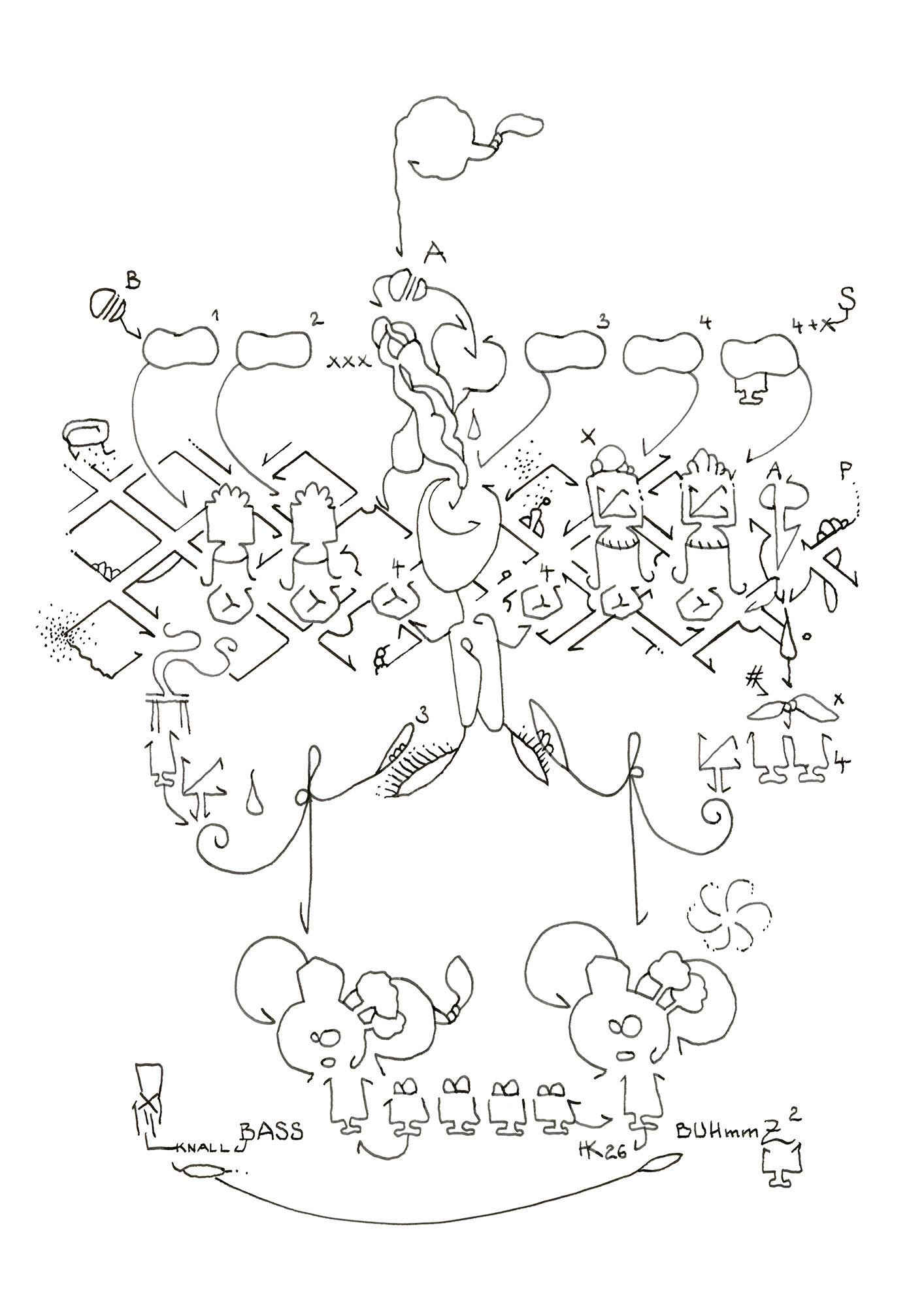 Hannes Kater  Tageszeichnung (Zeichnung/drawing) vom 15.01.2026 (1414 x 2000 Pixel)