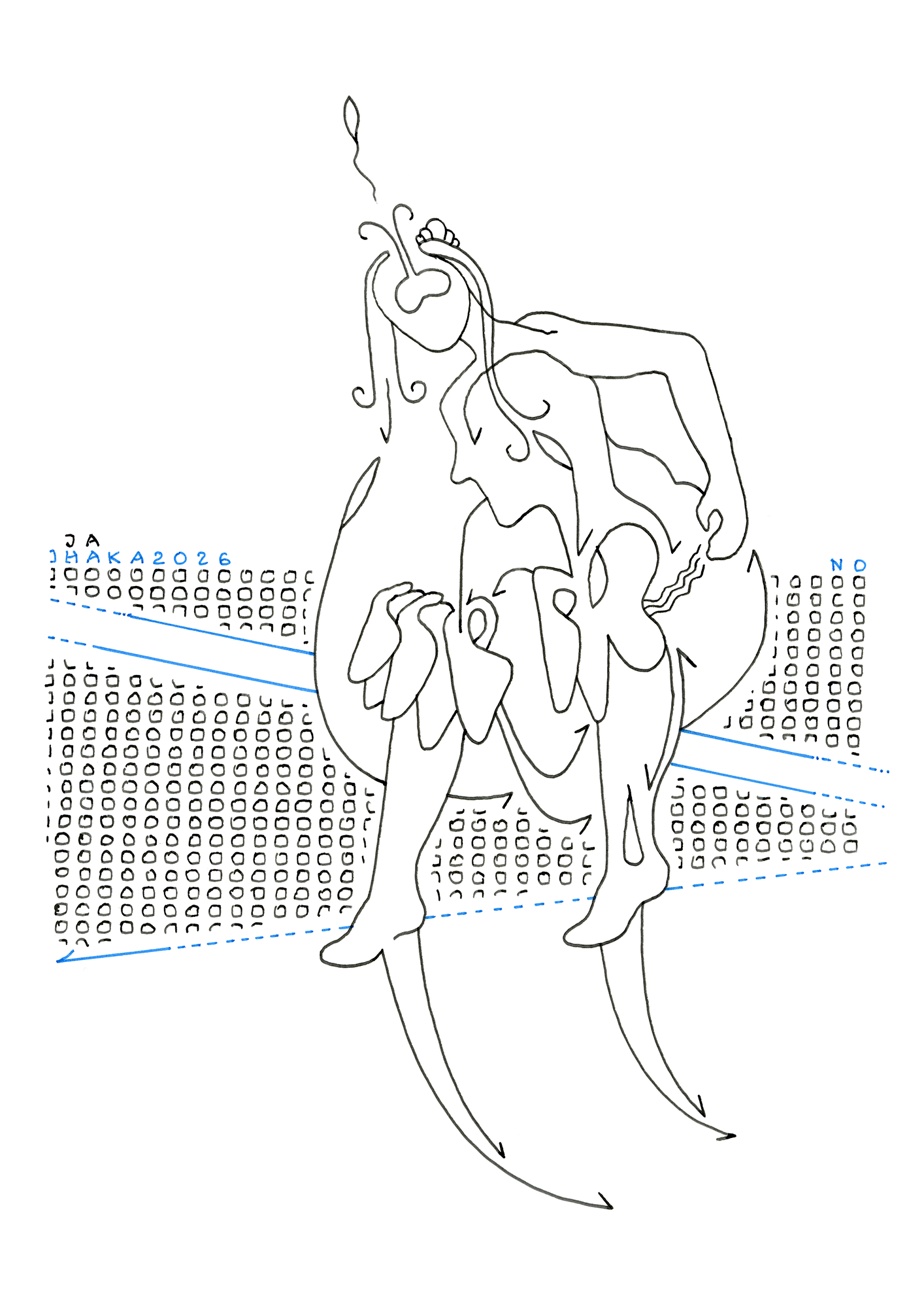 Hannes Kater  Tageszeichnung (Zeichnung/drawing) vom 26.01.2026 (1414 x 2000 Pixel)