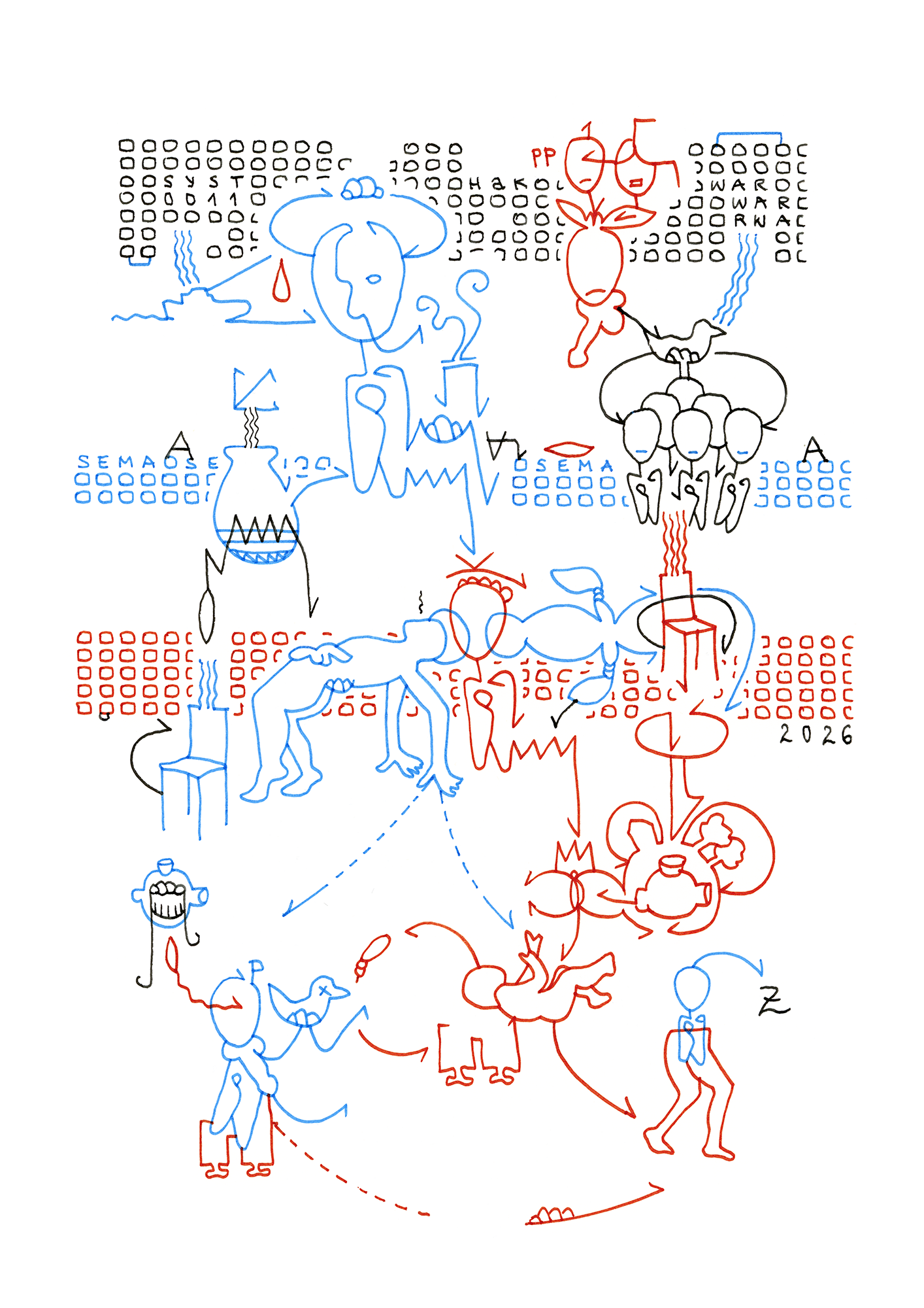 Hannes Kater  Ziehungszeichnung (Zeichnung/drawing) vom 08.04.2026 (1414 x 2000 Pixel)