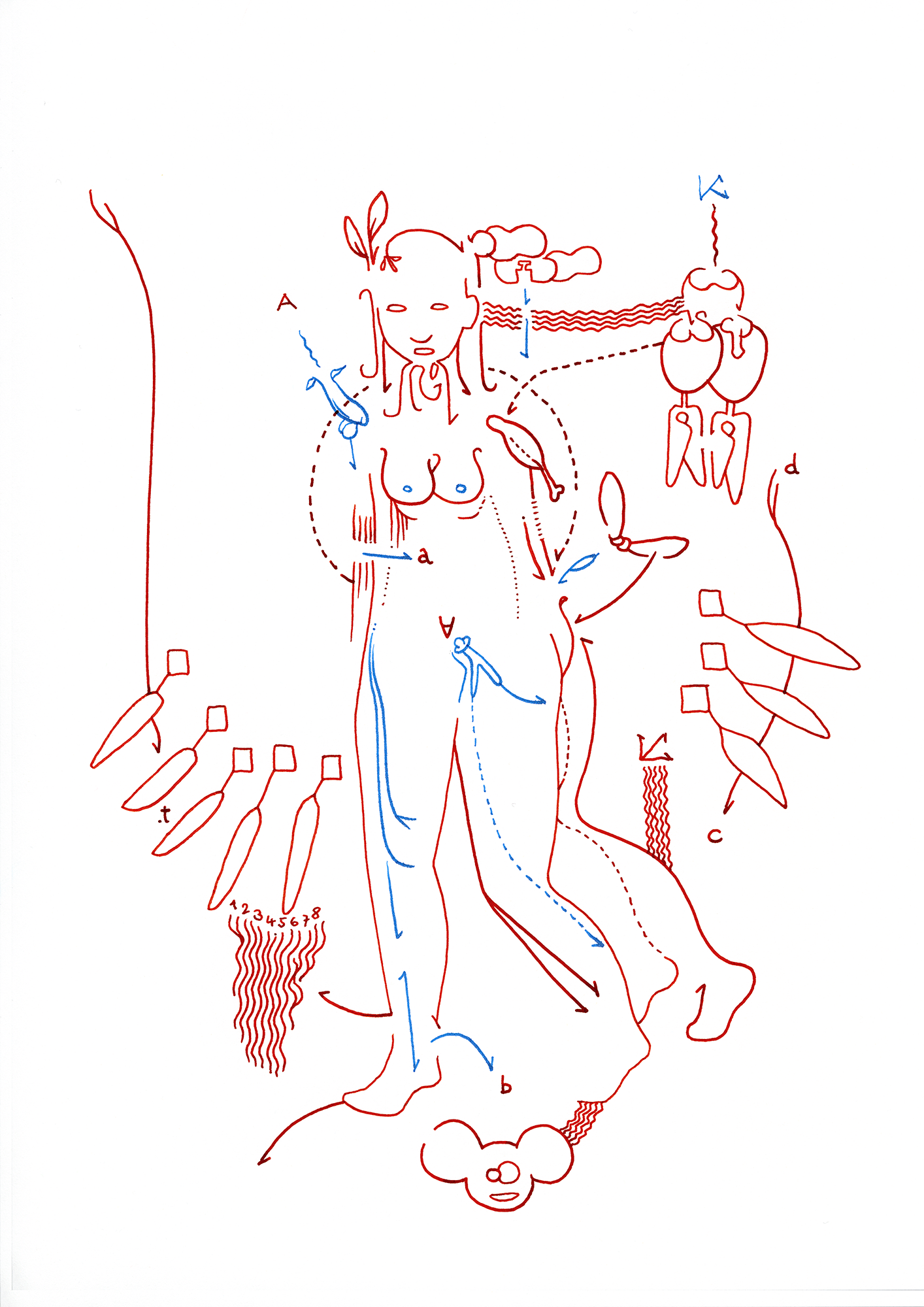 Hannes Kater  Tageszeichnung (Zeichnung/drawing) vom 21.08.2015 (1414 x 2000 Pixel)