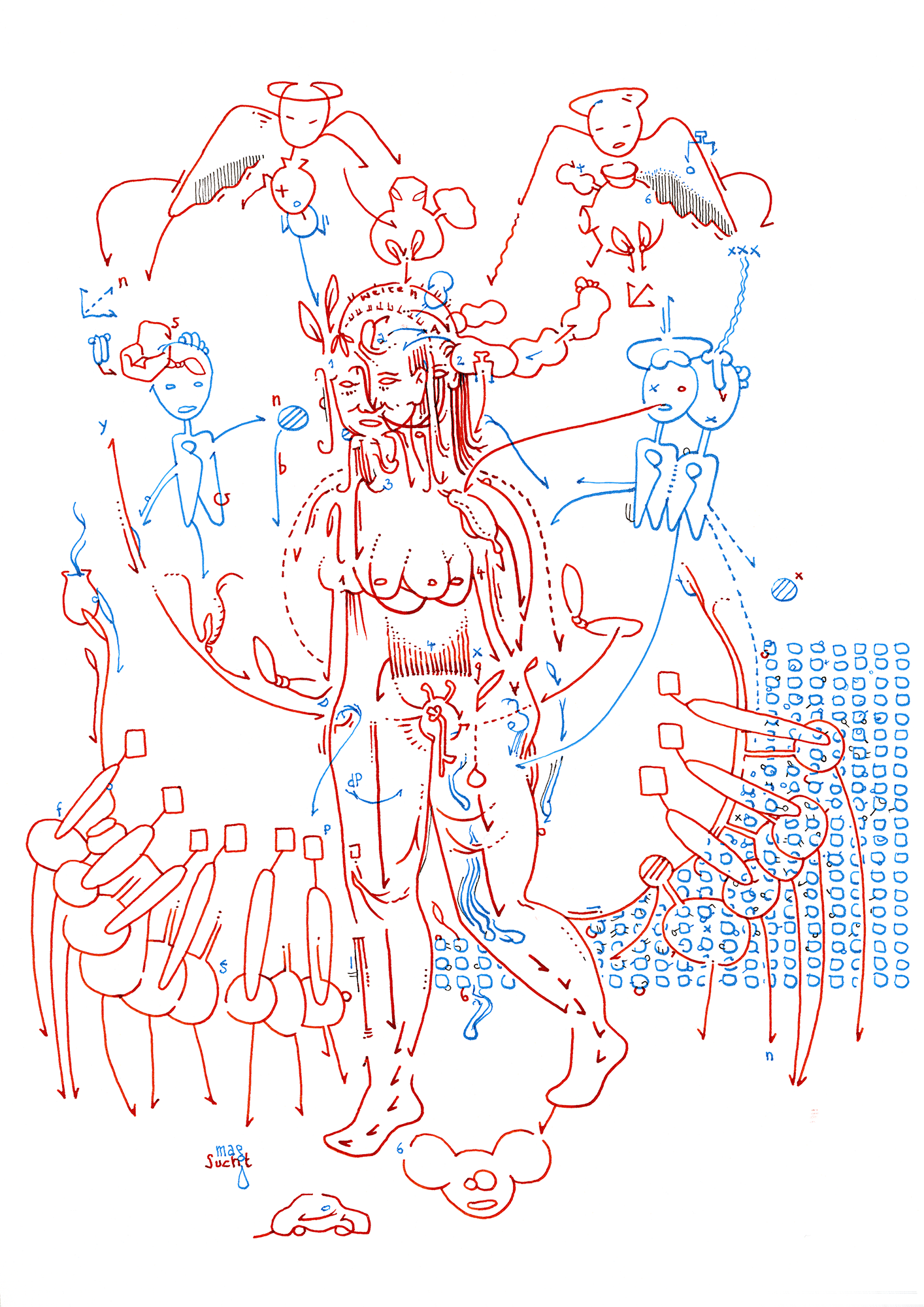 Hannes Kater  Tageszeichnung (Zeichnung/drawing) vom 22.08.2015 (1414 x 2000 Pixel)