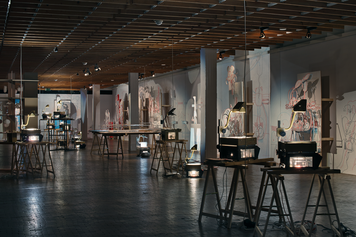 Hannes Kater: "überbrechen", AdK Berlin Saal 3, 2012