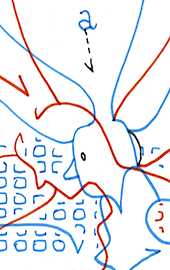 Hannes Kater  Detail einer Zeichnung, Juni 2026
