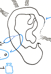 Hannes Kater – Detail einer Zeichnung aus dem Oktober 2025