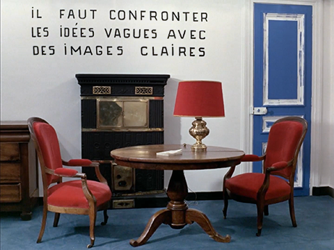 Standbild (Ausschnitt) aus dem Film "Die Chinesin" von Jean-Luc Godard